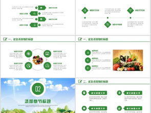 绿色健康有机无公害果蔬农产品与旅游美食宣传活动汇报计划